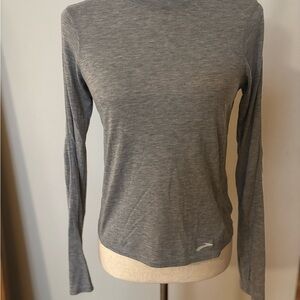 Books Gray Long Sleeve Women's Top